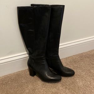 Nine West wide calf boots